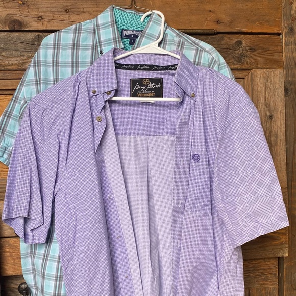 Men button up shirt small and medium - Picture 1 of 2